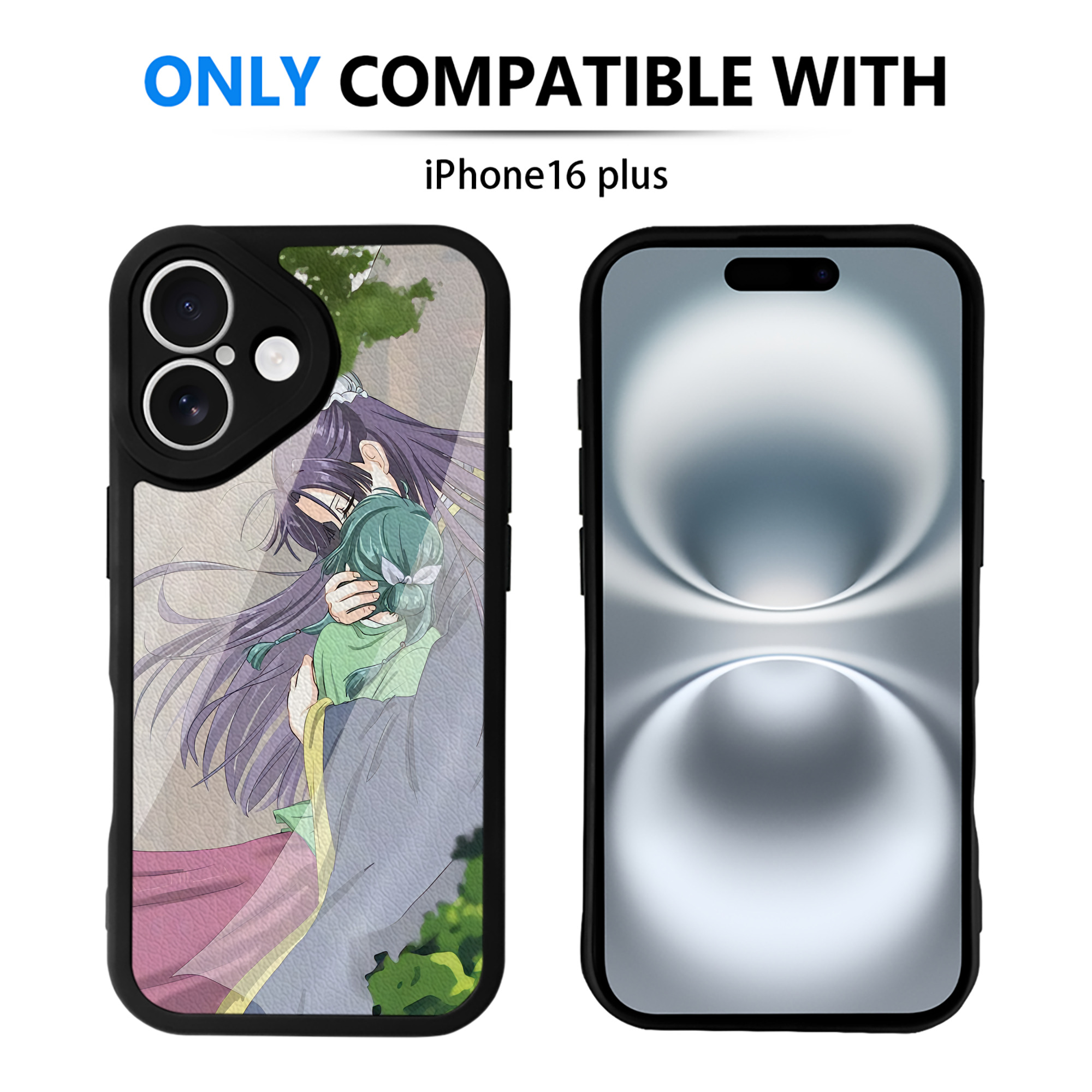 （画像用） 薬屋のひとりごと The Apothecary Diaries 【iPhone 16シリーズ対応】シリコンスマホケース（レザー調） 材質：シリコン